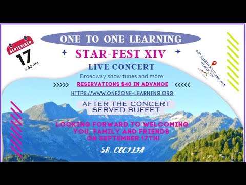 Star-Fest XIV - Sunday September 17, 2023 3:30 PM AT Marydell Faith and Life Center 640 North Midland Ave Nyack,NY