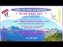Load and play video in Gallery viewer, Star-Fest XIV - Sunday September 17, 2023 3:30 PM AT Marydell Faith and Life Center 640 North Midland Ave Nyack,NY
